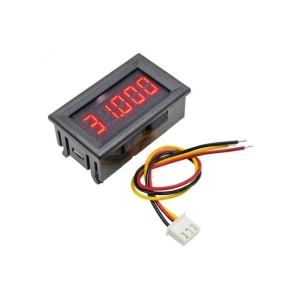 VOLTMETRU PANOU LED ROSU 0...33V 0.3% 5 digiti 42x26mm