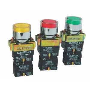BUTON LAMPA ALBASTRU BW3671 24V