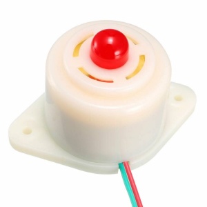 BUZZER 42mm 24V DC, CU LED ROSU BLINK