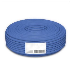 CABLU CAT 6A U/UTP AWG23 CUPRU SOLID ROLA 50M ALBASTRU - Img 2