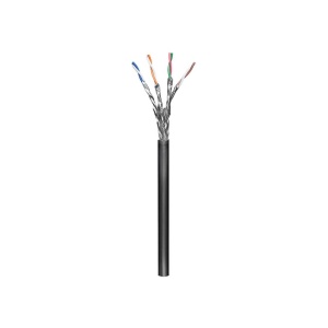 CABLU CAT6A S/FTP (PiMF) AWG23/1 EXTERIOR NEGRU CUPRU - ROLA 100M - Img 4