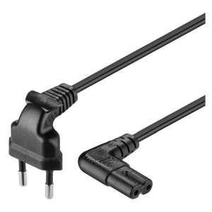 CABLU DE ALIMENTARE CEE 7/16-C7 90 GRADE, 3 METRI