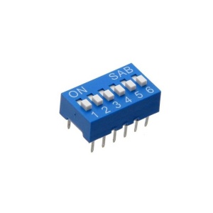 Comutatoare cu translatie DIP SWITCH 6 CT