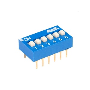 Comutatoare cu translatie DIP SWITCH 6 CT