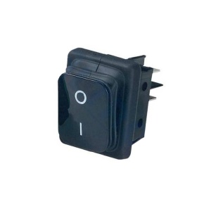 COMUTATOR 2xON/OFF NEGRU NEILUMINAT 16A