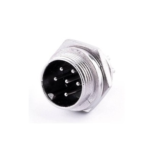 CONECTOR CIRCULAR GX16 6 PINI TATA - PANOU