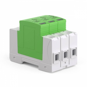 DESCARCATOR SUPRATENSIUNE SPD DC 3P 20kA-40kA 1000V TONGOU - Img 3