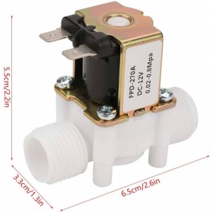 ELECTROVALVA PENTRU APA NI G1/2 12V DC - Img 2