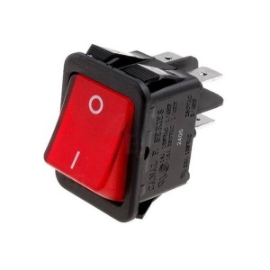 INTRERUPATOR 16A/250V ROSU OFF-ON