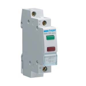 Lampa semnalizare 230V rosu+verde SVN126 HAGER