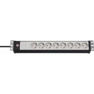 PRELUNGITOR 8 PRIZE, CABLU 3M, MONTARE RACK 19" 1U, SWITCH ON/OFF, BRENNENSTUHL
