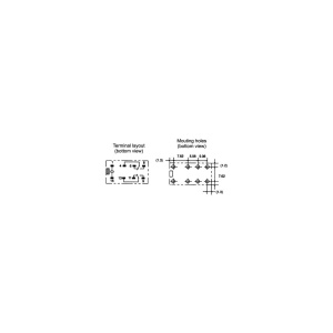 RELEU 24 VDC/ 2A, DPDT, PCB, G5V2-24 OMRON - Img 3