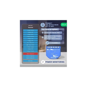 RELEU SMART MINI 2CANALE 16A WIFI NOUS B3T - Img 2