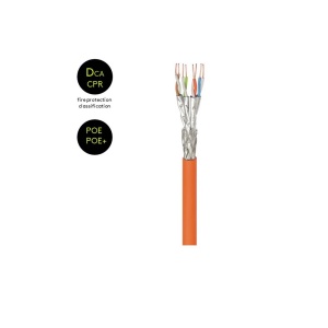 ROLA 50M CABLU CAT7A S/FTP (PiMF) AWG23/1 ORANGE CUPRU - Img 3