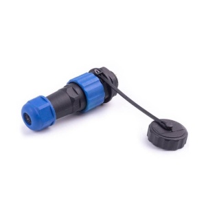 SET CONECTOR CIRCULAR 2 PINI, TATA + MAMA, 16MM, IP68