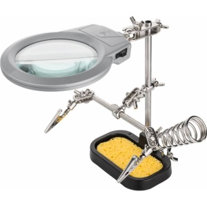 SUPORT DE LIPIT CU LUPA SI ILUMINARE LED