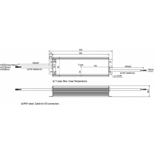 SURSA HLG-185H-12 12V/13A IP67 MEAN WELL - Img 2