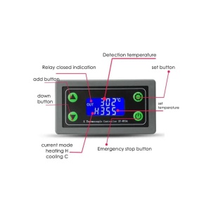 TERMOSTAT DIGITAL CU WI-FI SI SONDA TIP K -99...999°C - Img 3