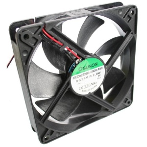 VENTILATOR 24V 120x120x25mm 127mc/h