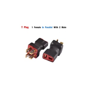 ADAPTOR 1xCONECTOR T MAMA LA 2xCONECTOR T TATA PARALEL