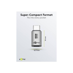 ADAPTOR USB-C MAMA-TATA DREPT 8K/40 Gbit/s - Img 3