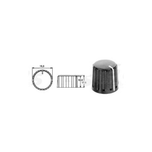 BUTON POTENTIOMETRU 15 5/6 NEGRU