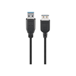 CABLU USB 3.0A MAMA-TATA 1.8m NEGRU