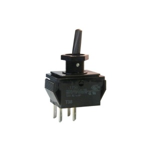 COMUTATOR 2 X 2P 250V AC/16A BULGIN C1750HOSW