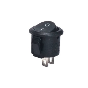 COMUTATOR SPST 3A 250V 1 X 2 NEGRU