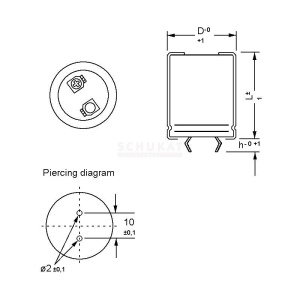 Condensator electrolitic 220 MF/450 V 35X30 mm - Img 2