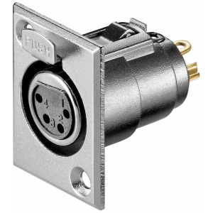 CONECTOR XLR 4P MAMA PANOU