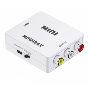CONVERTOR HDMI la AV (RCA), FULL HD 1080p, VIDEO SI AUDIO STEREO