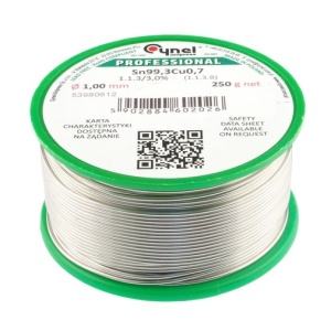 FLUDOR 1mm (250 g) Sn99.3Cu0.7 CYNEL