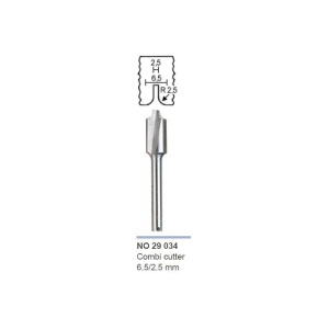 FREZA COMBINATA PENTRU CANALE 2.5/6.5mm