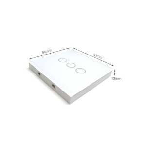 INTRERUPATOR TACTIL DE PERETE, 2 CANALE RF, SMARTWISE T1R2W(R2) - Img 2