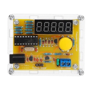 KIT FRECVENTMETRU 50MHZ TESTER CRISTALE CUART - CU CASETA