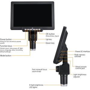 MICROSCOP DIGITAL CU DISPLAY 10,1" G2000 - Img 4