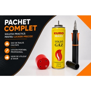 Pachet PORTASOL PZ50 50W + BUTELIE GAZ CU ADAPTOARE 270ml