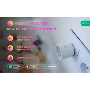PRIZA SMART 16A, CONTOR ENERGIE, Wi-Fi, NOUS A8 - Img 6