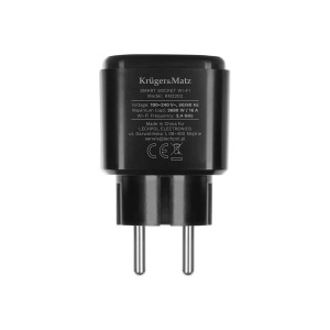 PRIZA SMART 16A WIFI TUYA CONNECT P4 KRUGER&MATZ NEGRU - Img 5
