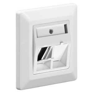 PRIZA TIP KEYSTONE PENTRU 2 CONECTORI RJ
