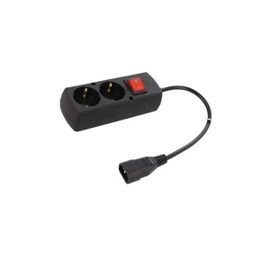 PRIZA UPS 2P C14 0.3m CU INTRERUPATOR