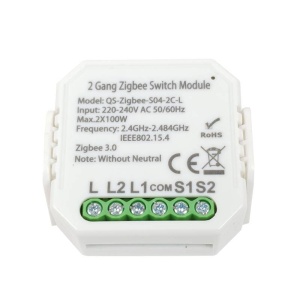 RELEU SMART ZIGBEE 230V 2 CANALE 1 FIR SMARTWISE