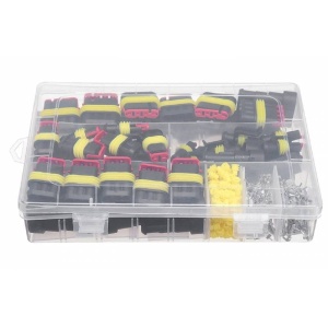 SET CONECTORI AUTO 300V/12A 1/2/3/4 PINI, 352 BUC IP67 - Img 5