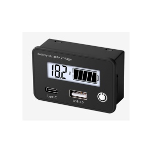 TESTER BATERIE AUTO SI INCARCATOR USB ALB - Img 2