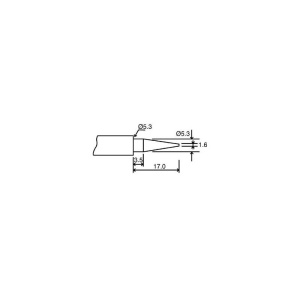 VARF 1,6 mm BITC10N1 PENTRU VTSSC30N, VTSSC40N - Img 2