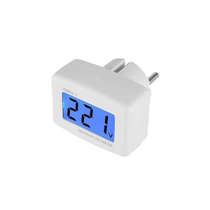 VOLTMETRU PRIZA 80-300VAC 56x41mm LCD