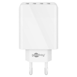 ALIMENTATOR USB 5V/3A 4 PORTURI ALB