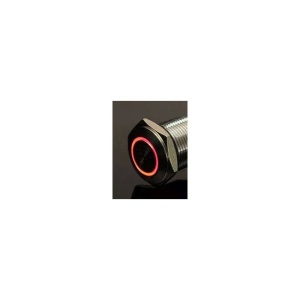 BUTON ANTIVANDAL 12mm LED ROSU 12V FARA RETINERE - Img 3
