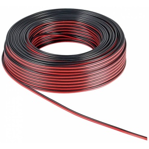 CABLU DIFUZOR 2x4.0 mmp ROLA 25 m ROSU/NEGRU - CCA